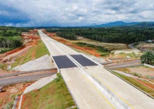 Jalan Tol Pekanbaru-Bangkinang Hampir Rampung, Tinggal 750 Meter Lagi Lahan yang belum Dibebaskan