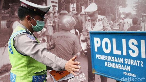Joki Balap Liar Sengaja Ceburkan Motornya ke Parit demi Hindari Razia Polisi di Kawasan Purna-MTQ Pekanbaru