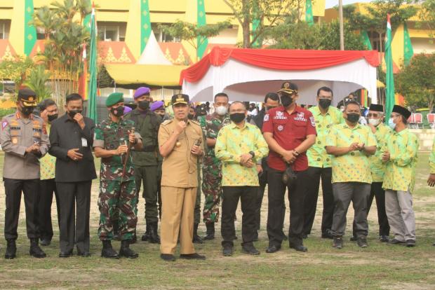 Diikuti SMA se- Riau, Unilak & Korem 031/Wirabima Gelar LKBB