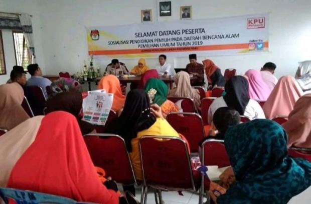 KPU Riau Sosialisasi Pemilu di Daerah Rawan Bencana Alam Kawasan Kota Pekanbaru