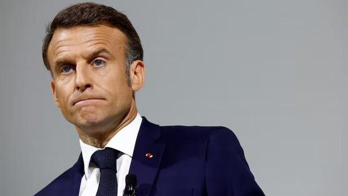 Khawatir Elektabilitas Partai Saingan Kian Meningkat, Presiden Prancis Macron Mulai Galau dan Lontarkan Peringatan soal Potensi ”Perang Saudara”