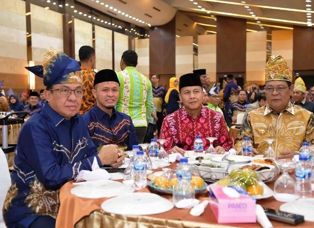Wakil Ketua DPRD Riau Agung Nugroho Hadiri Halal Bihalal dan Pelantikan PW KBB