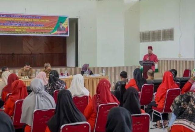 Wakil Ketua DPRD Riau Beri Semangat Peserta Pelatihan Pengelola Mie