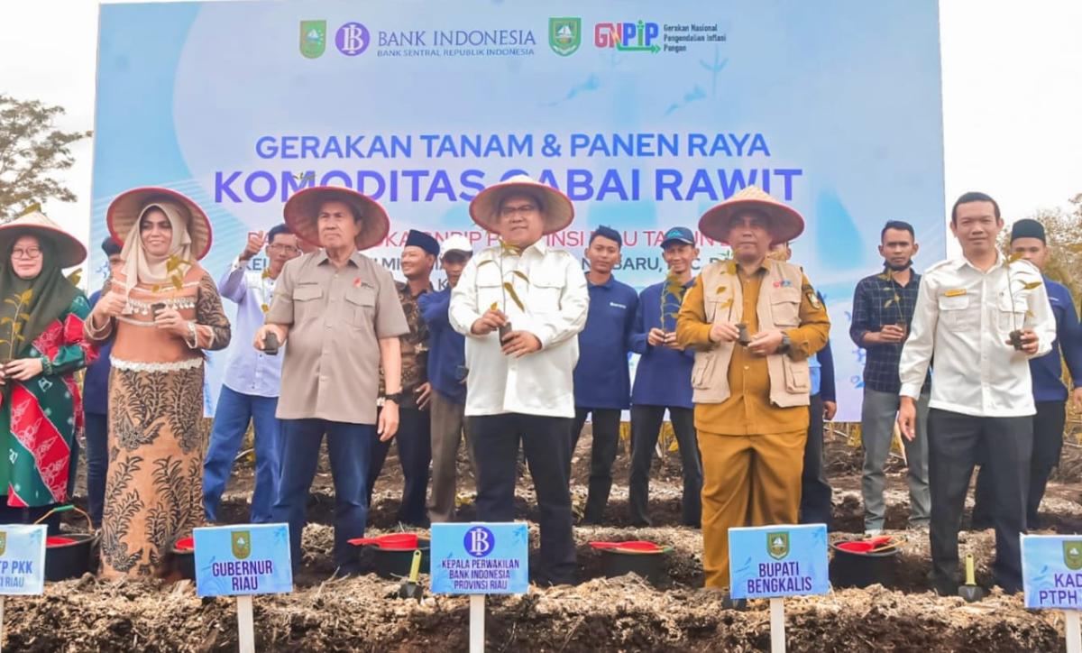 Gerakan Nasional Pengendalian Inflasi Pangan, Pemkab Bengkalis Siap Dukung Program GNPIP