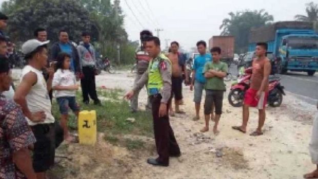 Tabrak Batu Patok Kilometer di Jalan Lintas Pekanbaru-Duri, Anggota Polsek Kandis Tewas