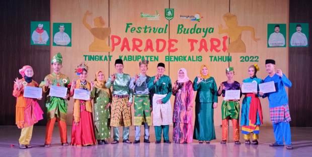 Kesenian di Bengkalis Kembali Menggeliat Lewat Festival Budaya Parade Tari 2022