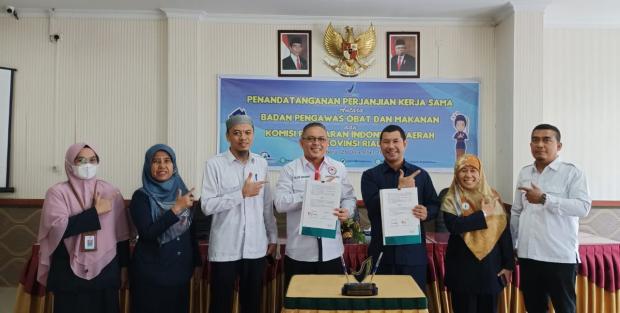KPID Riau dan BBPOM Pekanbaru Sepakat Bekerja Sama Awasi Isi Siaran tentang Obat dan Makanan