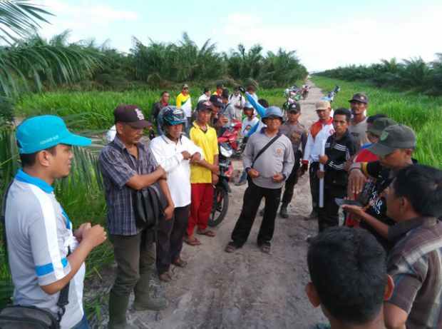 Pemerintah Desa hingga Kabupaten Terkesan Acuh, Sengketa Lahan di Kecamatan Kerintang Inhil Tak Kunjung Selesai