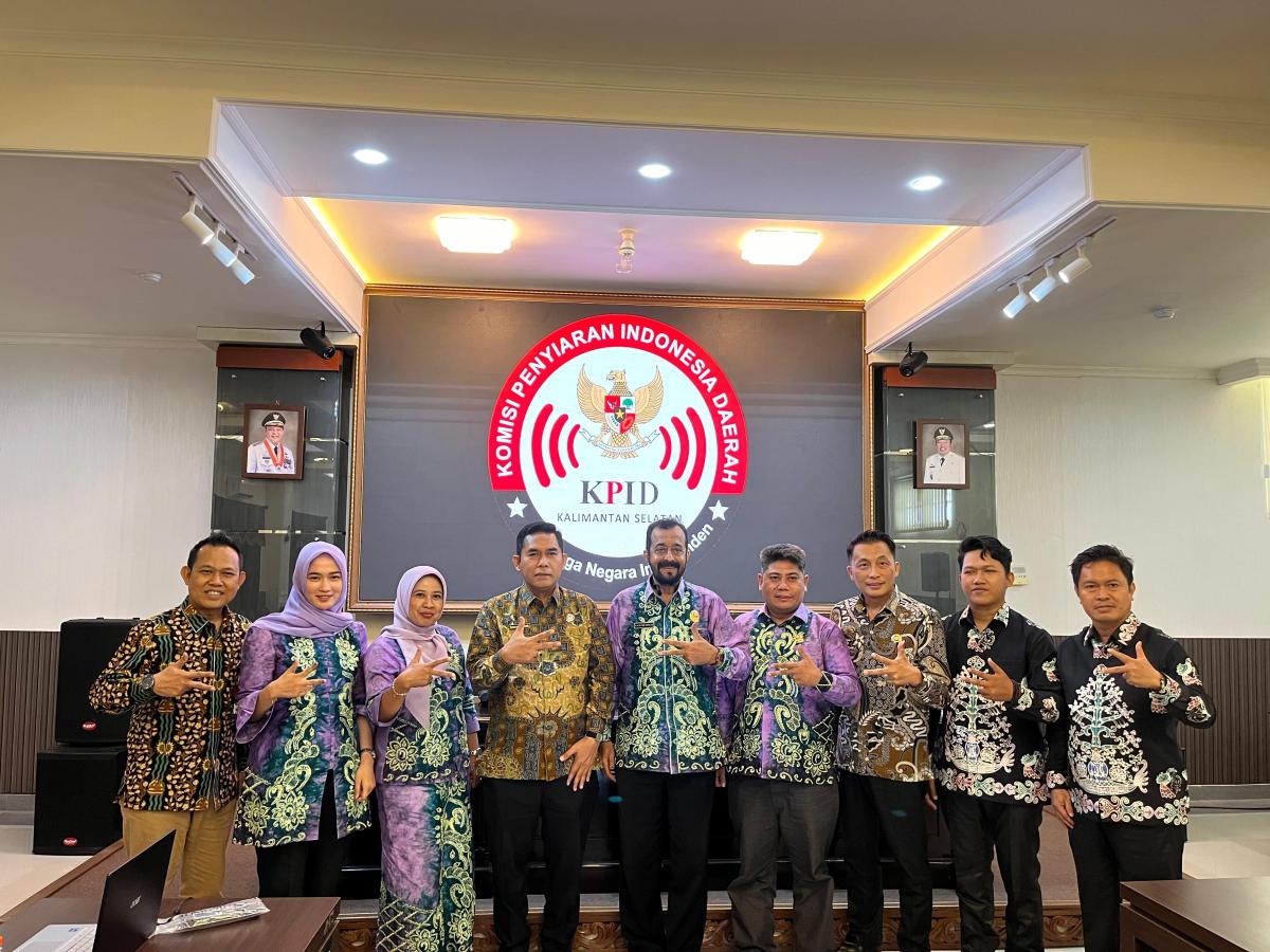 Rakor di Banjarbaru, KPI Daerah Riau-KPI Kalsel Bahas Penguatan Kelembagaan dan Pengawasan Jelang Pilkada 2024