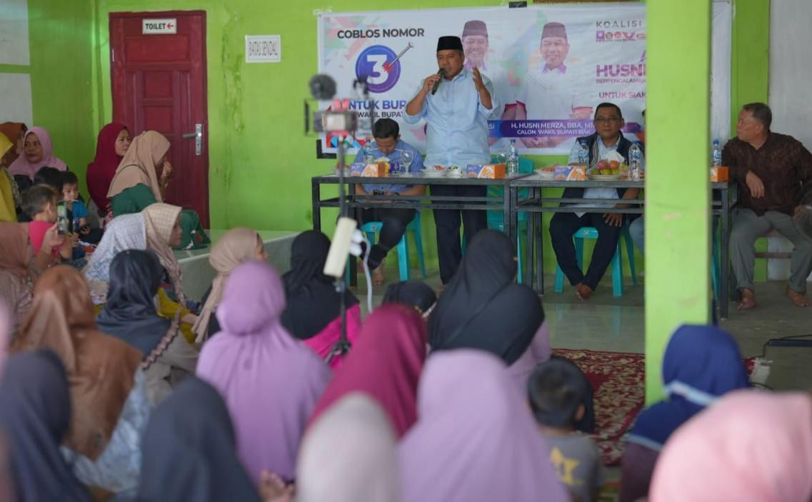 <b>Kampanye di Kandis, Alfedri Janji Sediakan 1.000 Titik Wifi Internet Gratis<b>