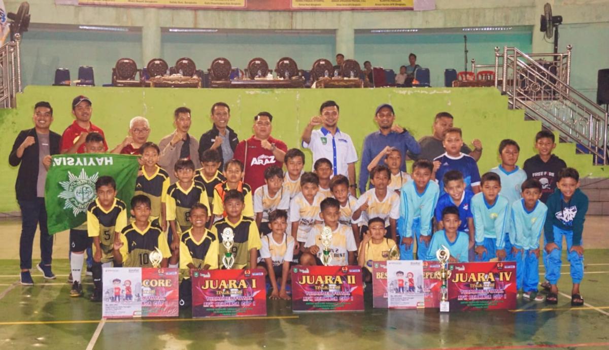 Sedikit Kupasan Juara Turnamen Futsal AFK Bermasa Cup I Tingkat SD dan U-16 Tahun 2023