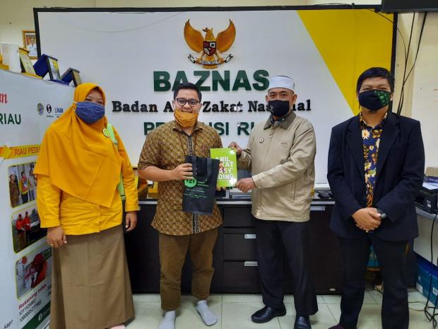 IZI Perwakilan Riau Sambangi Baznas Minta Arahan Memajukan Zakat di Tanah Melayu