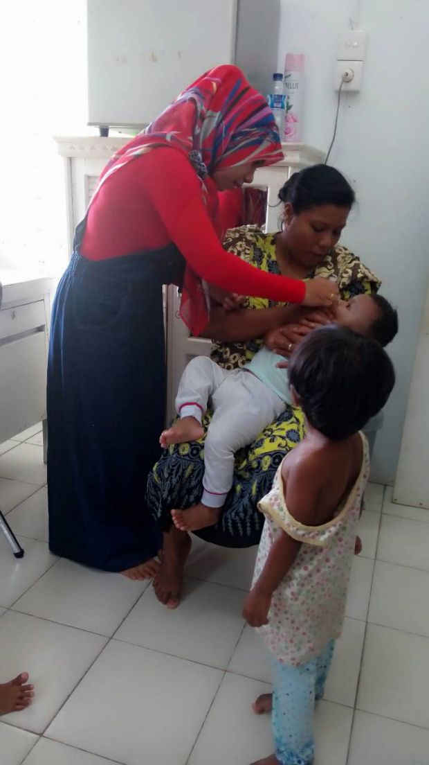PIN Polio di PT Inti Indosawit Subur Sukses Capai Target 100 Persen