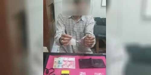 Sembunyikan Sabu di Lipatan Lengan Baju, Pengedar Narkoba Diringkus Dini Hari di Jalan Lintas Pekanbaru-Bangkinang