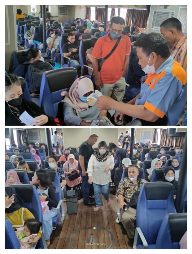 7.000-an Penumpang Dumai-Malaysia Telah Diberangkatkan sejak Pelepasan Pelayaran Perdana oleh Gubernur Riau