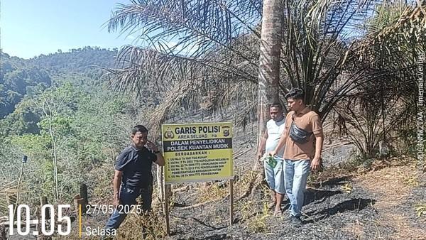 <b>2 Hektare Lahan di Hutan Lindung Kuantan Singingi Riau Dibakar, 3 Pelaku Ditangkap</b>