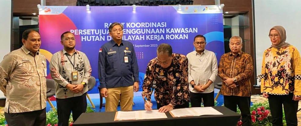 Ikuti Rakor PHP Wilayah Rokan, Pemkab Bengkalis Siap Beri Dukungan