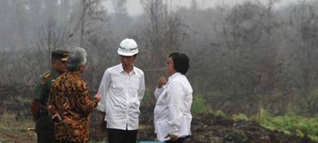 Menteri Siti Nurbaya Pantau Terus Kondisi Karhutla di Riau