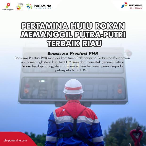 Putra-Putri Riau Antusias Daftar Beasiswa Prestasi PHR, Pendaftaran Masih Dibuka!