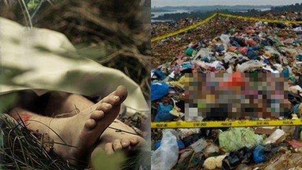 Pria Bertato Berambut Gondrong Tewas Mengenaskan di Tumpukan Sampah, Tangan Terikat ke Belakang