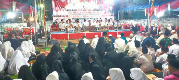 <i>Sholawat</i>, Puncak Acara HUT ke-49 PDI Perjuangan Kabupaten Bengkalis