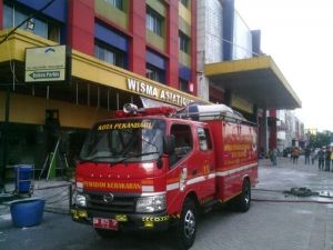 Korsleting Listrik Diduga Jadi Penyebab Terbakarnya Lobi Wisma Asiatique Pekanbaru