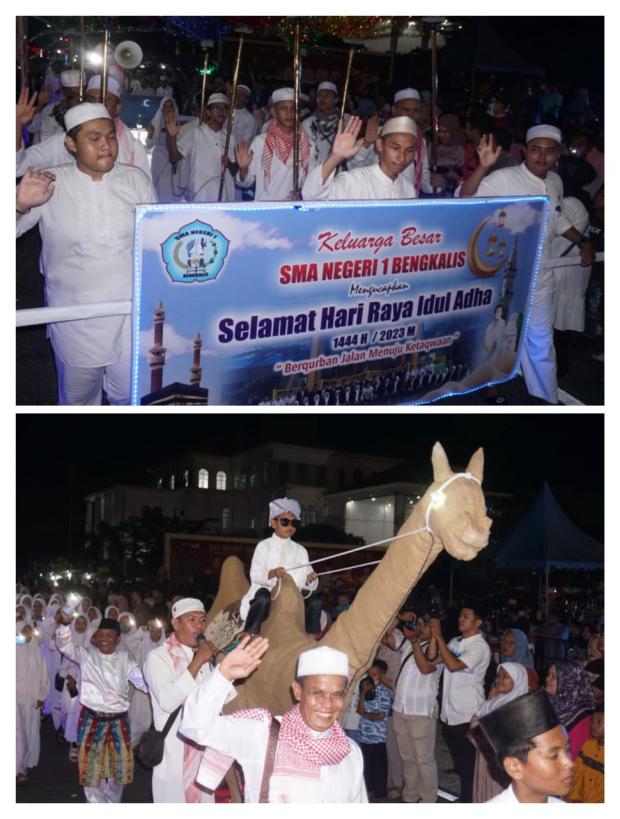 Ini Para Pemenang Lomba Pawai Takbir Iduladha 1444 H di Kabupaten Bengkalis