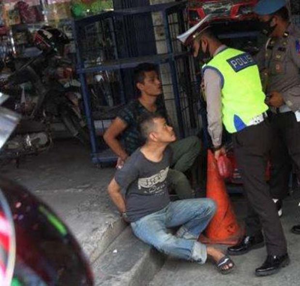 Sudahlah Tak Berhelm dan Bermasker, Melanggar Lalu Lintas, 2 Pria di Pekanbaru Ini Masih Nekat Bawa Narkoba