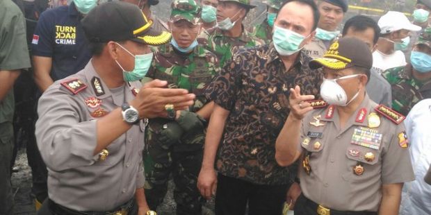 Nyatakan Komitmen Tindak Tegas Pembakar Hutan, Kapolri Tinjau Ulang SP3 15 Perusahaan di Riau