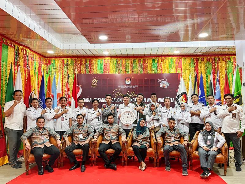 Pendaftaran Ditutup, Ini Lima Bapaslon Wali Kota dan Wakil Wali Kota Pekanbaru
