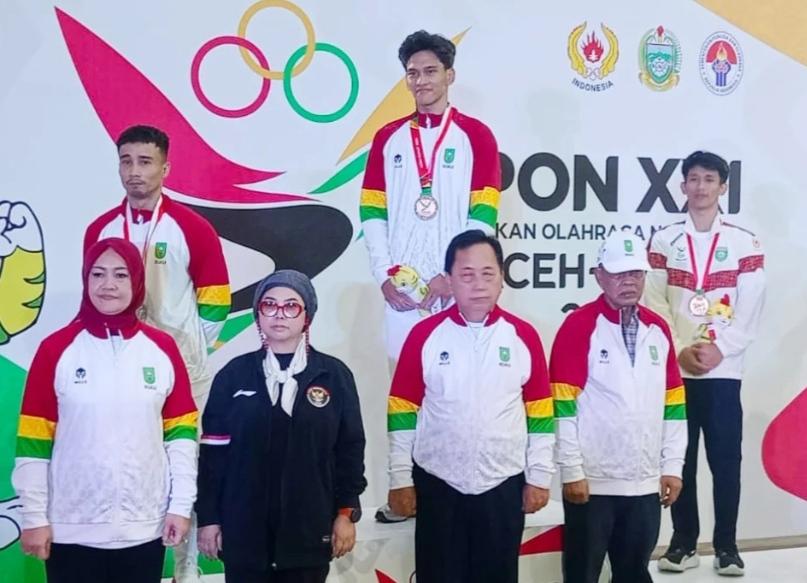 <b>Lagi !! Pesenam Riau Kembali Raih Dua Medali Emas PON XXI Aceh-Sumut</b>