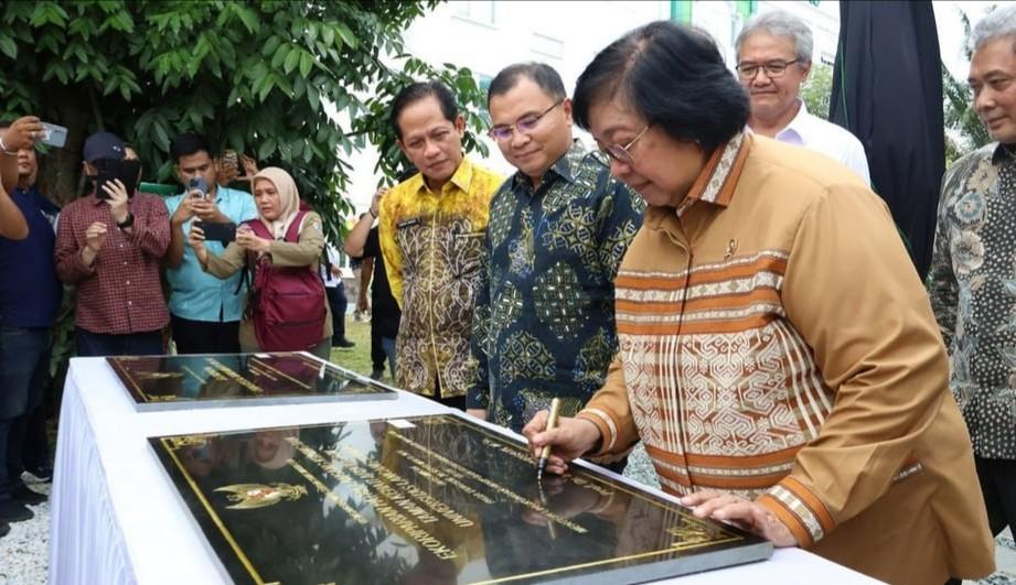 <b>Peresmian Ekoriparian Umri dan Unilak, Menteri LHK: Ekoriparian Bisa Memperkaya Keanekaragaman Hayati</b>