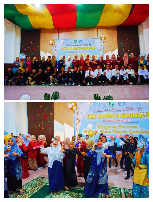 Taja Perpisahan Kelas IX, SMPN 4 Bengkalis Perkuat Silaturahmi Raih Prestasi