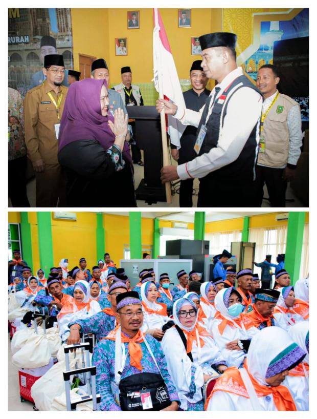 Lepasan JCH, Bupati Kasmarni Mohon Doakan Negeri Junjungan