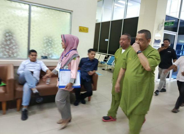 <b>Balon Walikota Pekanbaru Brigjen TNI (Purn) Edy Natar Nasution Lakukan MCU di RSUD Arifin Achmad</b>